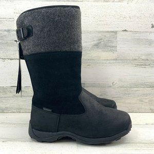Baffin Denmark Black Waterproof Mid-Calf Snow Boot